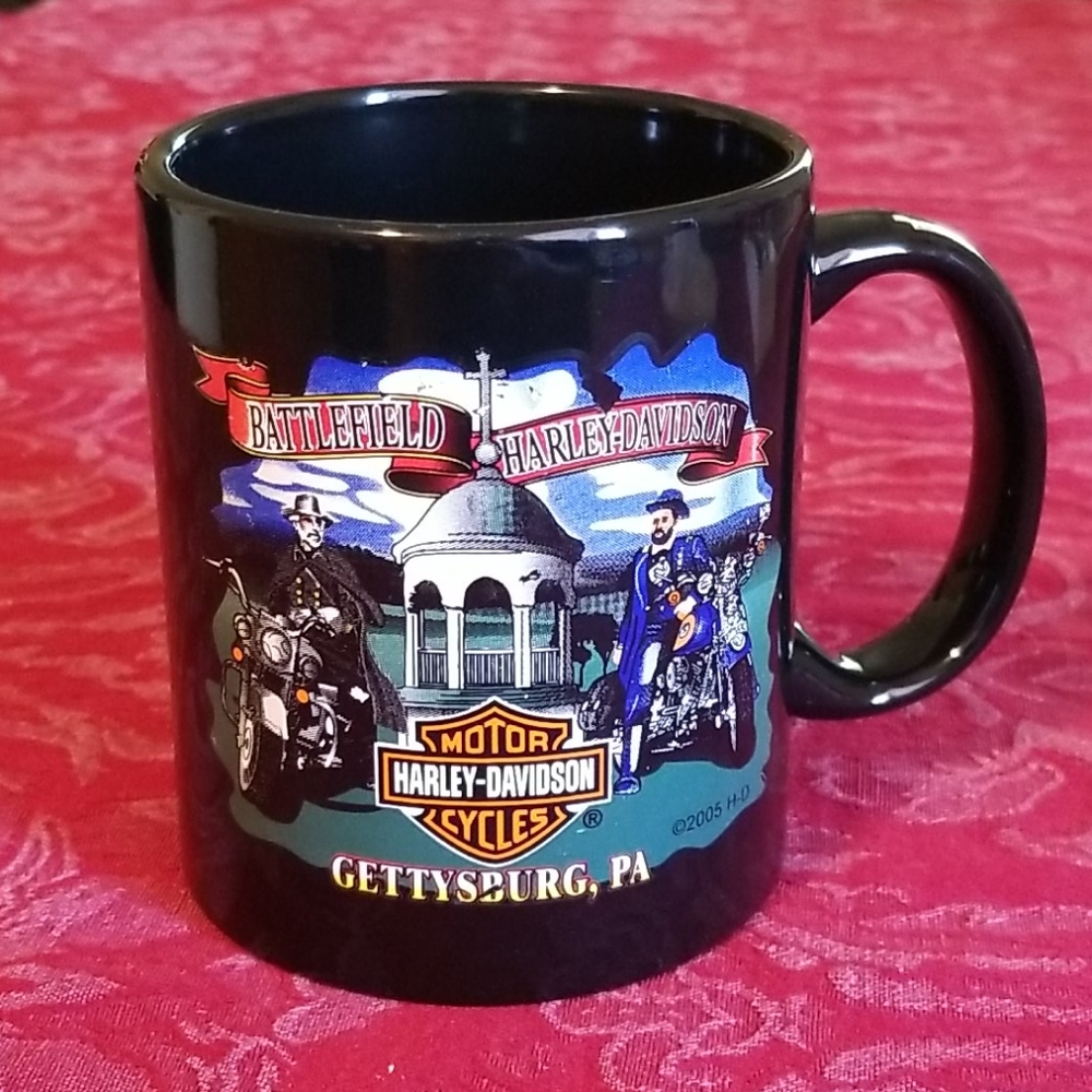 Harley davidson Gettysburg PA coffee mug